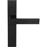 Formani Square LSQ1-P236SFC deurkruk ongeveerd op schild blind - mat zwart