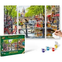 Schipper Schilderen op Nummer - Amsterdam 3-luik - Hobbypakket vanaf 14 jaar