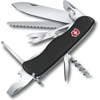 Victorinox Outrider Black Zwitsers Zakmes - 14 Functies - Zwart