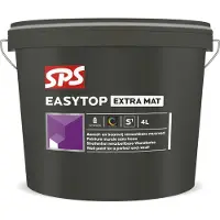 SPS Easytop Extra Mat | Matte Muurverf en Plafondverf 10 LTR - Lichte kleur|2