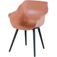 Hartman Sophie Studio dining armstoel Italian terra Carbon black - |
