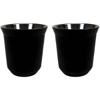 Krumble Espressokopjes staal set van 2 -