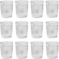 Krumble Waterglas vintage 260 ml set van 12