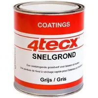 4Tecx Grondverf Snel Grijs 2,5L