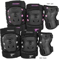 Tempish – Taky – Skatebescherming – 3-pack – Volwassenen – Zwart – Complete Set voor Skaten – Maat M