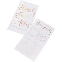 Ginger Ray Alternatief gastenboek - Advieskaartjes Beautiful rose gold