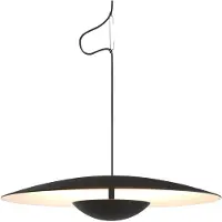 Marset Ginger LED Hanglamp Ginger 42 | Black - White | Phase cut (Triac)