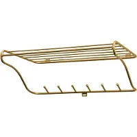 Maze Hat Rack hoedenplank messing