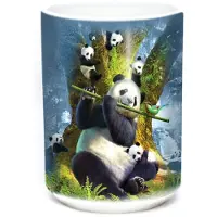 The Mountain 15 oz. Ceramic Mug - Pan Da Bear
