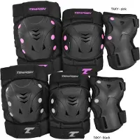 Tempish – Taky – Skatebescherming – 3-pack – Volwassenen – Zwart – Complete Set voor Skaten – Maat XL