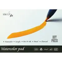 SMLT Aquarelblok Glad A3 260gr 20 vel