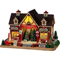 Lemax Winterfest Arts & Crafts Show With 4.5V Adap Kerst