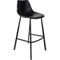 Dutchbone Barkruk Franky Black - 80 cm