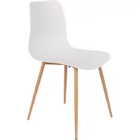 White Label Stoel Leon White