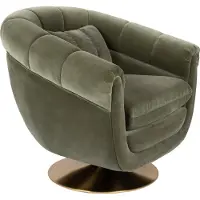 Dutchbone Loungestoel Member Olive