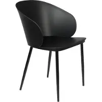 White Label Stoel Gigi All Black