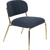 White Label Barkruk Jolien Gold Dark Green