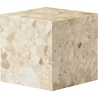 Audo Copenhagen Plinth Cubic plantenzuil 40x40 cm Kunis Breccia