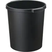 Djois Papierbak Jalema Re-Solution 15liter met griprand zwart | 10 stuks