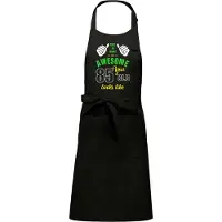 Kariban Leeftijd cadeau - Luxe keukenschort - BBQ schort - verjaardag - Awesome 85 jaar - zwart