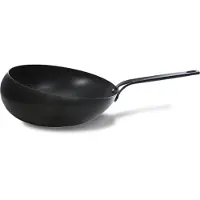 BK Wokpan Black Steel Wokarang 30 cm