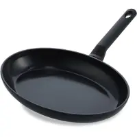 BK Easy Basic Keramische Antiaanbaklaag Vispan Ø32cm - PFAS-vrij - inductie vispan - ovenbestendig tot 160 graden - Vaatwasserbestendig - Zonder deksel - Koudgrepen - Zwart