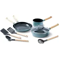 Greenpan Pannenset Mayflower Met Keramische Antikleeflaag (9-delig)
