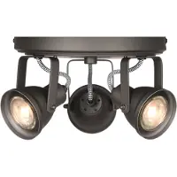 Label51 Max led spot 3-lichts ijzer verouderd