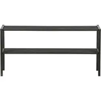Woood Ferro Schoenenrek - Metaal - Zwart - 40x85x35