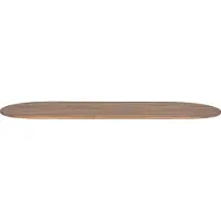 Woood Tablo Tafelblad Ovaal Eiken Grijze Olie [fsc] (Groen, 2,4x220x90)