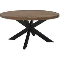 Brix Design ronde monderne eetkamertafel mangohout 140 cm -