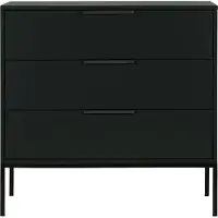 Woood Adam Ladekast - Grenen - Zwart - 93x94x52