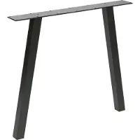 Woood Tablo A Poot Kd 1 Stuks - Metaal - Zwart - 72x79x10