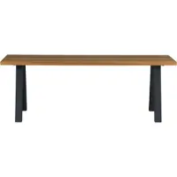 Woood Tuintafel Met A-poot Tablo - Naturel - 75x210x81