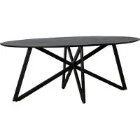 LivingFurn eetkamertafel oslo web acasia hout 200 cm