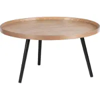 Woood Mesa Bijzettafel XL - Hout - Naturel - 39x78x78