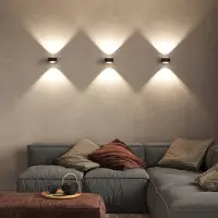 TOP LIGHT LED-wandlamp PUK Maxx Wall, dimbaar, zwart, Woon-/ Eetkamer, metaal, Design, LED wandlamp