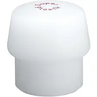 HALDER Kunststofhamerkop | hoofd-d. 140 mm | superplastic wit middelhard | 1 stuk - 3207.141