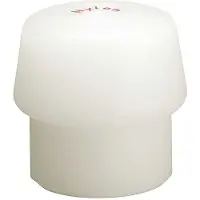 HALDER Kunststofhamerkop | hoofd-d. 80 mm | nylon wit hard | 1 stuk - 3208.080