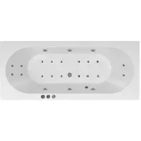 Villeroy & Boch Villeroy en Boch O.novo Bubbelbad 180x80cm 6+4+2 hydro en 12 aero jets