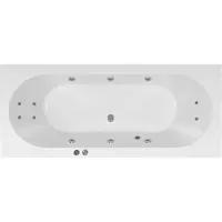 Villeroy & Boch Villeroy en Boch O.novo met Rotman Bubbelbad 180x80cm 6+4+2 hydro jets