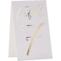 My Dream Day Tafelnummers Goud Wit - 12 stuks