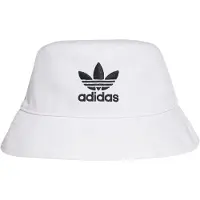Adidas Originals Trefoil Bucket Hat, wit