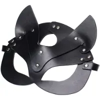 Master Series Naughty Kitty Cat Mask - Black