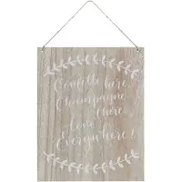Ginger Ray - - Tekstbord CONFETTI HERE, DRINKS THERE, LOVE EVERYWHERE