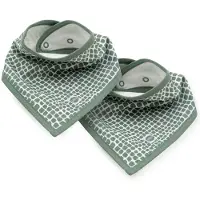 Jollein Slab Bandana Snake - Ash Green - 2 Stuks