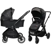 Ding Fenix Black/Black Kinderwagen DI-191701