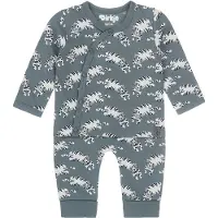 Dirkje overslagshirt + broek grijsgroen/wit Jongens Katoen Overslagkraag - maat 56