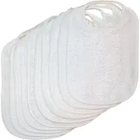 Lorelli White Terry 10 Stuks Waterproof Slabbetjes 2004032-0000