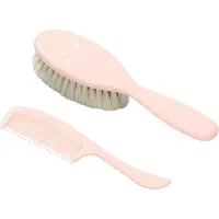 Babyono Kapset Kam & Borstel Supersoft Blush